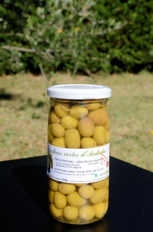 olives vertes bio